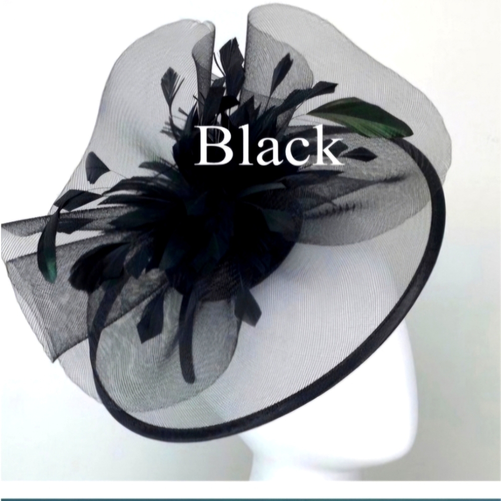 Hat Hive Black Fascinator- Custom Made ✨️
